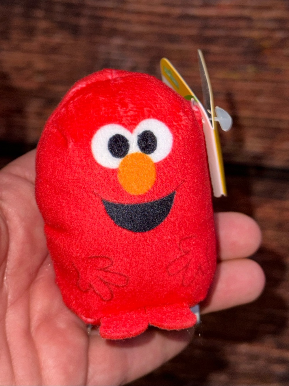 Just Play Sesame St. Mini 3 Inch Soft and Comfy Plushie Pals - Elmo
